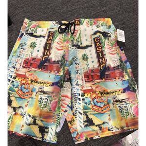 Men’s Multi Color Print Shorts Size X-Larges